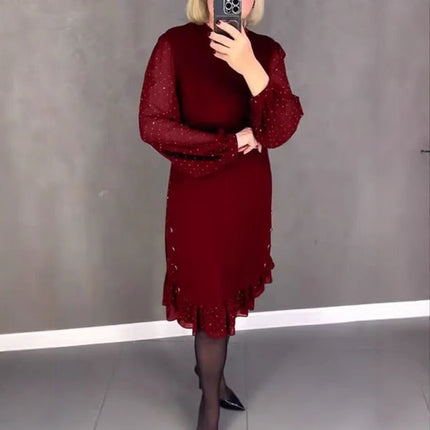 Plus Size Women's Clothing Graceful And Fashionable Comfortable Dress