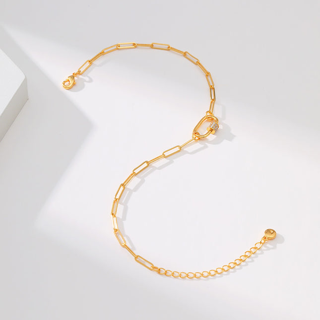 Clip Chain Design European And American Anklet