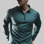 Dark Green Half Placket / L