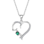 Green Diamond / 925 Silver
