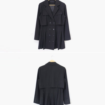 High Quality Suit Collar Slim Dress