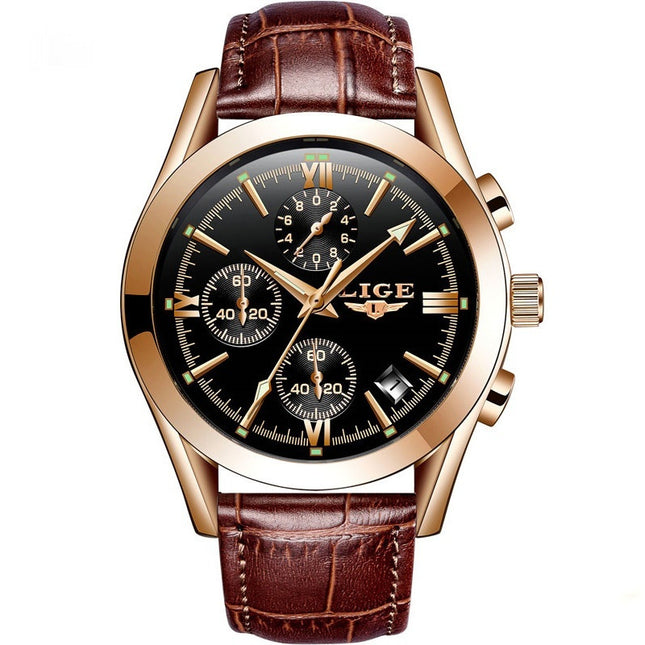 Temperament Business Multifunction Quartz Watch