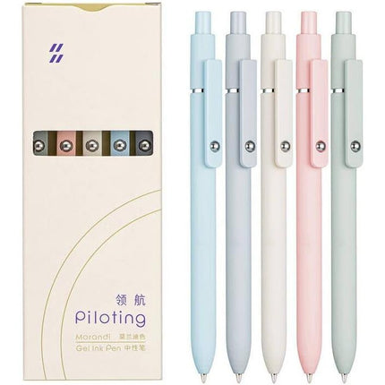 Retro Color Press Neutral Student Office Brush Pen