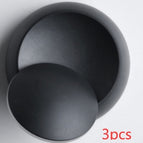 Black 3pcs / Warm light