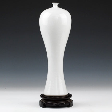 Chinese Antique Ice Crack Beauty Porcelain Bottle