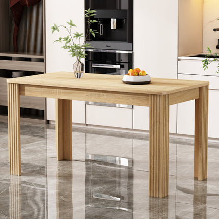 4 Seater Dining Room Table, MDF Wood Rectangle Modern Kitchen Dining,Room Furniture Unit, Small Kitchen Table,Coffee Table,Small Table For Home