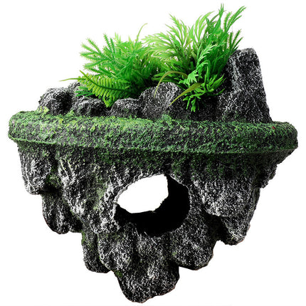 Fish Tank Landscaping Suspended Stone Floating Ornaments