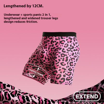 Wild Leopard Pattern Men's Personalized Printed Underwear