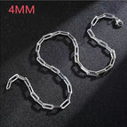 Silver 4mm / 35cm