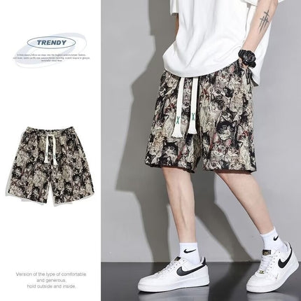 Summer Fashion Brand Fashionable Fifth Pants Male