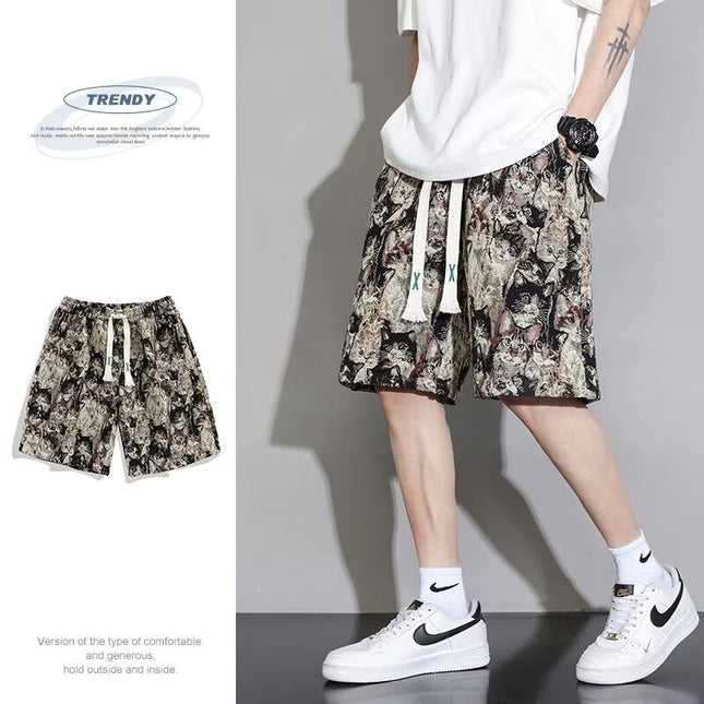 Summer Fashion Brand Fashionable Fifth Pants Male