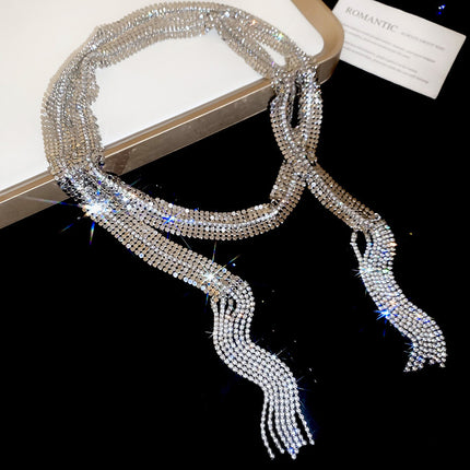 Diamantblom Kwassie-ketting Ligte Luukse Hoëgraadse Truiketting