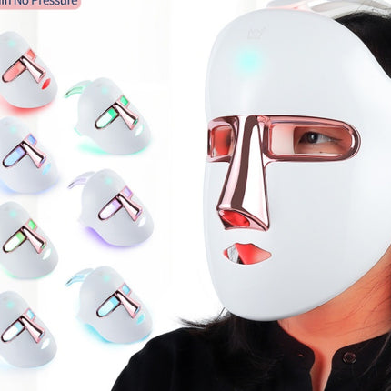 Electric Light Beauty Instrument Facial Mask Instrument Seven Color Light