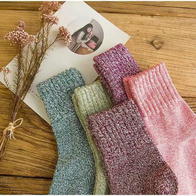 Women's Thickened Thermal Middle Tube Wool Socks
