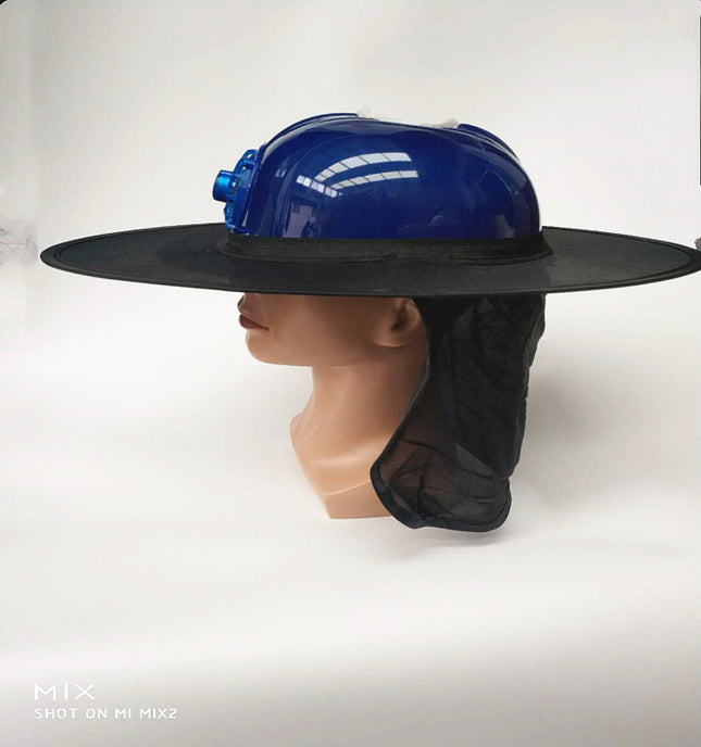 ComfyWorker Tm  Solar Fan Helmet