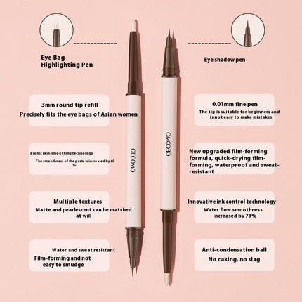Stereoskopiese Star Eyes Dubbelkop Sywurm Pen