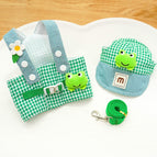 Three Frog Green Plaid / M