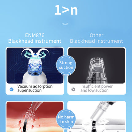 Swartkop-suiginstrument, Elektriese swartkop-suigapparaat, Swartkopverwyderingsinstrument, Skoonheidsinstrument vir tuisgebruik om swartkoppies en aknee te suig