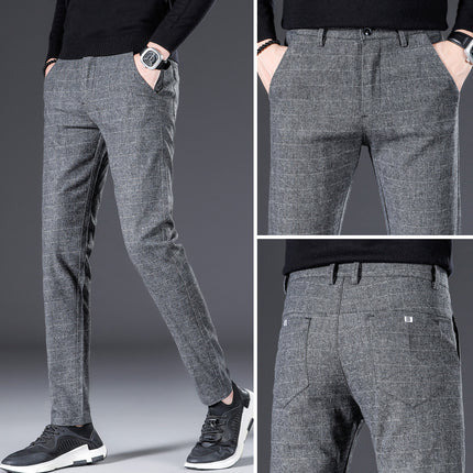 Men's Smart Trousers Stretch Slim Fit