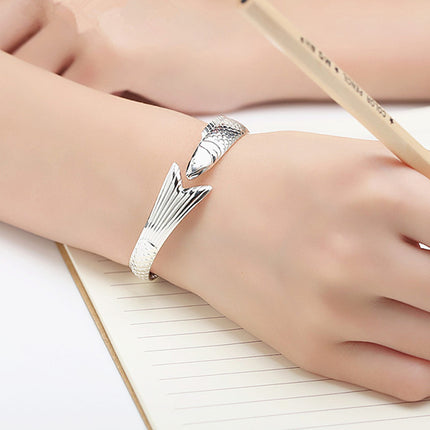 Mode-eienskap Fortuin Geluk JINLONGYU Oop Armband Vroue