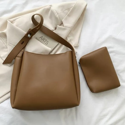 LEFTSIDE Fashion Leather Tote Bag