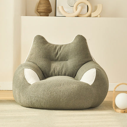 Effen Kleur Verwyderbare En Wasbare Teddie Haar Beanbag Oortreksel