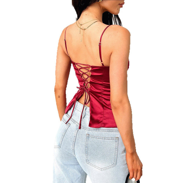 Y2g Hot Girl Style Small Sling Vest Women's Clothing