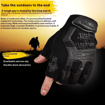 Men's Outdoor Sports Training Fitness Anti-slip Summer Cycling Gloves