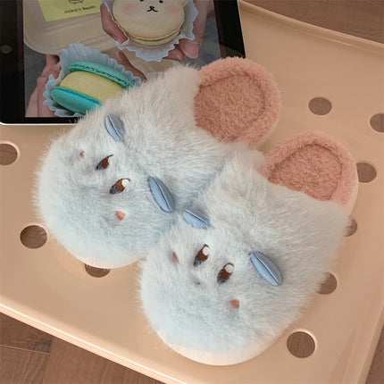 Cute Cartoon Cotton Slippers Female Student Winter