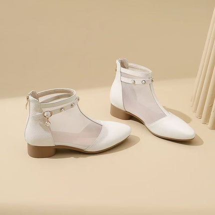 Single Boots Soft Bottom Not Tired Feet Mesh Boots For Women