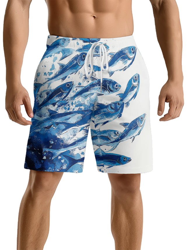 Fashion Personalized Printing Men's Beach Shorts