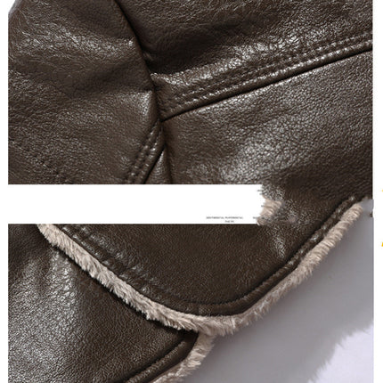 Plush Large Lapel Suit Fur Plush Jacket Men