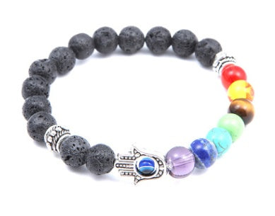 Heelal Sterrestelsel Agt Planete Sonnestelsel Voogster Natuursteen Krale Armband