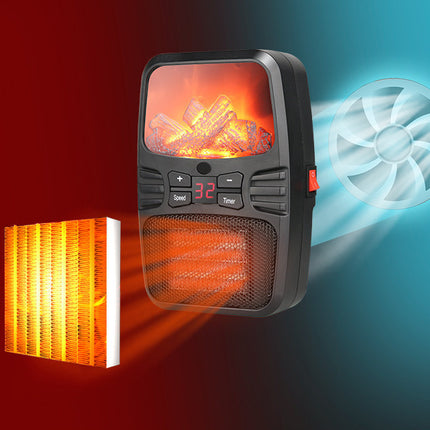 1000W Portable Electric Heater Mini Fan Heater Desktop Household Wall Handy Heating Stove Radiator Warmer Machine 110-220V