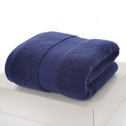 Household Portable Pure Color Simple Cotton Bath Towel