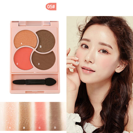 Girly four-color eyeshadow