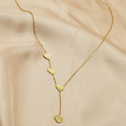 Lxalry 18K Gold Plated Celestial Necklace   Butterfly & Heart Charm Stainless Steel Jewelry  Skin Safe Hypoallergenic Gift For Women Wife Mom Romantic Everyday  Wedding Glow