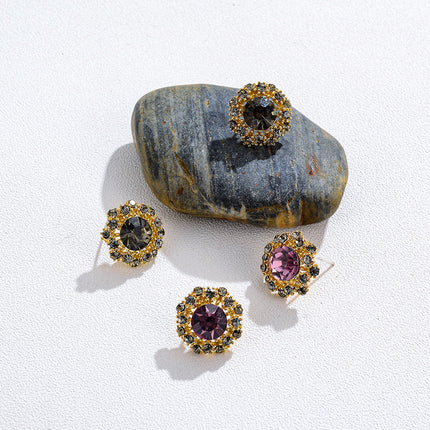 Earrings Frosted Shell Beads Solid Color