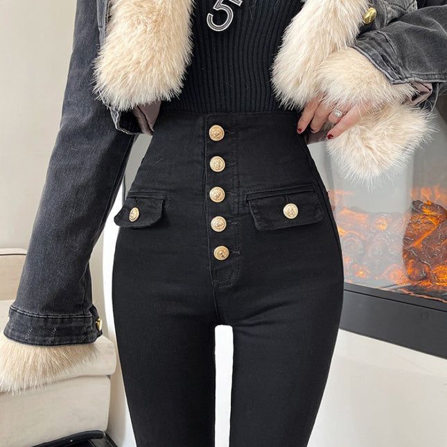 Slimming Stretch Tight Pants Skinny Pants Pencil Pants Trousers