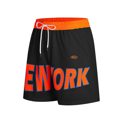 Printed Lettered Casual Men's Breathable Shorts