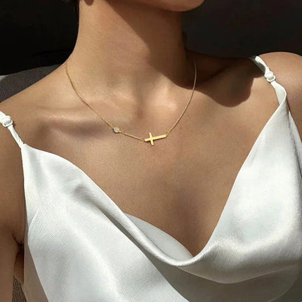 Eenvoudige Halssnoer Vroue Modieuse Hangertjie Vir Alledaagse Drag