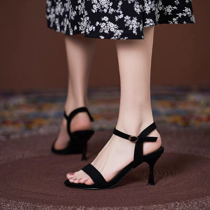 Dames Eenband Sandale Somer Stiletto Hoog