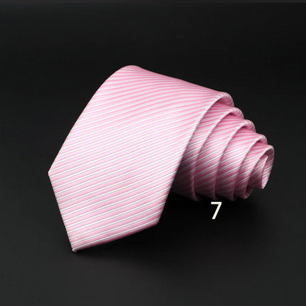 Men's Striped British Gentleman Polyester Fiber Tie