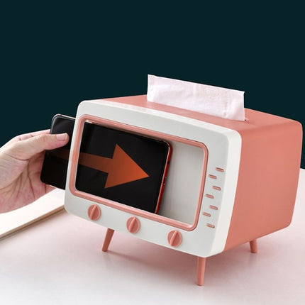 Creative Cute Cartoon Tissue Box Living Room Household Plastic Storage