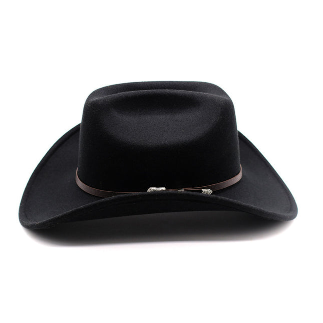 Men's And Women's Cool Punk Style Big Brim Hat