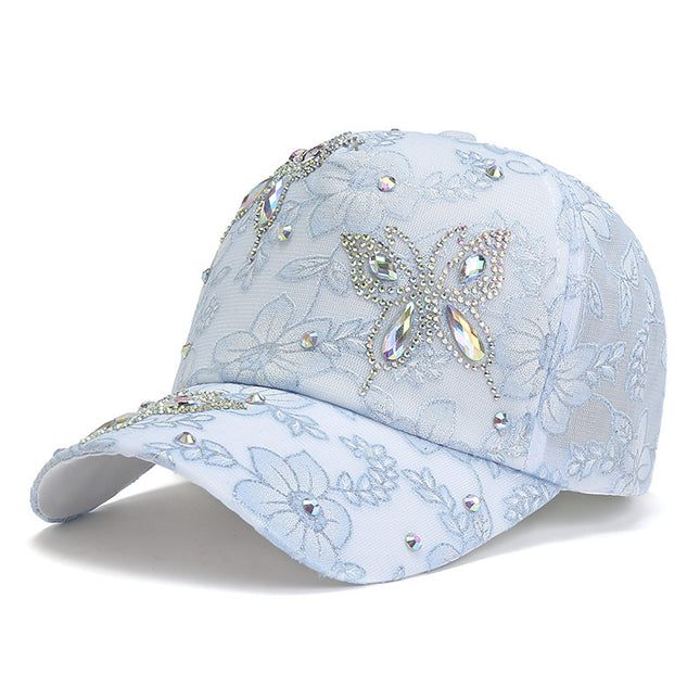 Butterfly Peaked Cap Sun Hat Women's Breathable All-match