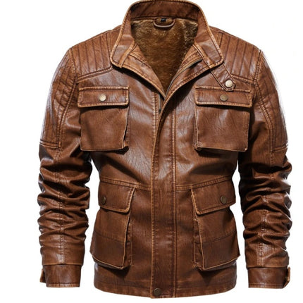 New men's leather clothing