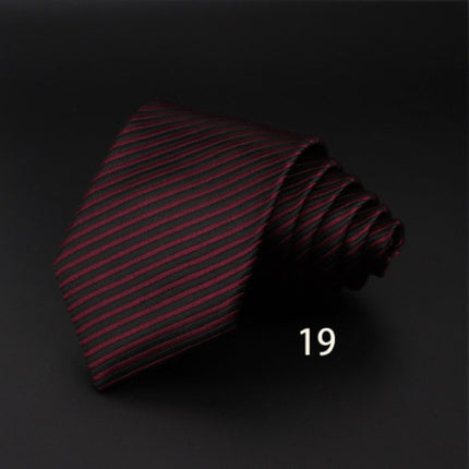 Men's Striped British Gentleman Polyester Fiber Tie