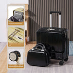 Classic Black Suitcase Set / 18 Inches