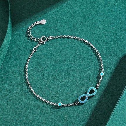 Oneindige Liefde Simbool Turkoois Armband Juweliersware